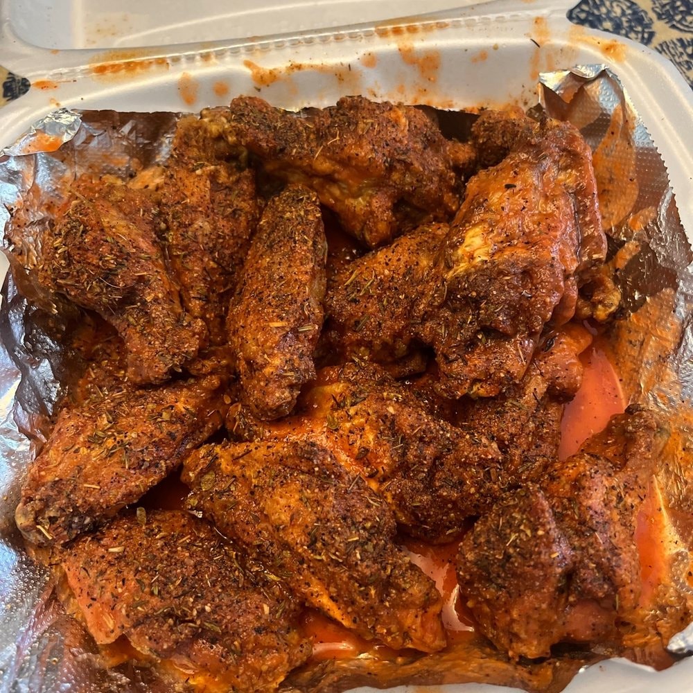 Wingstop wings in a box