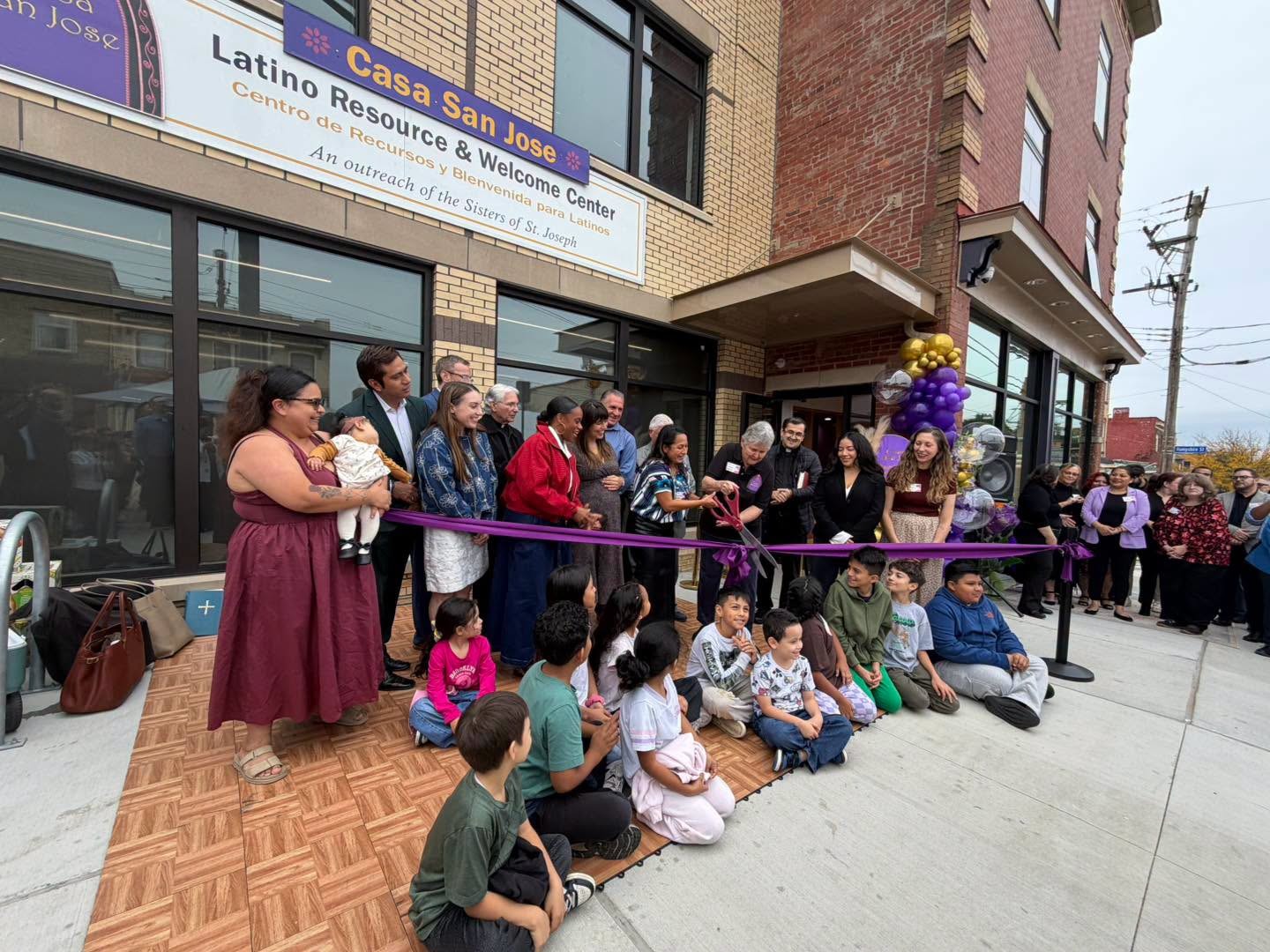 Casa San José ribbon-cutting ceremony at the new Latino Resource and Welcome Center in Pittsburgh's Beechview neighborhood