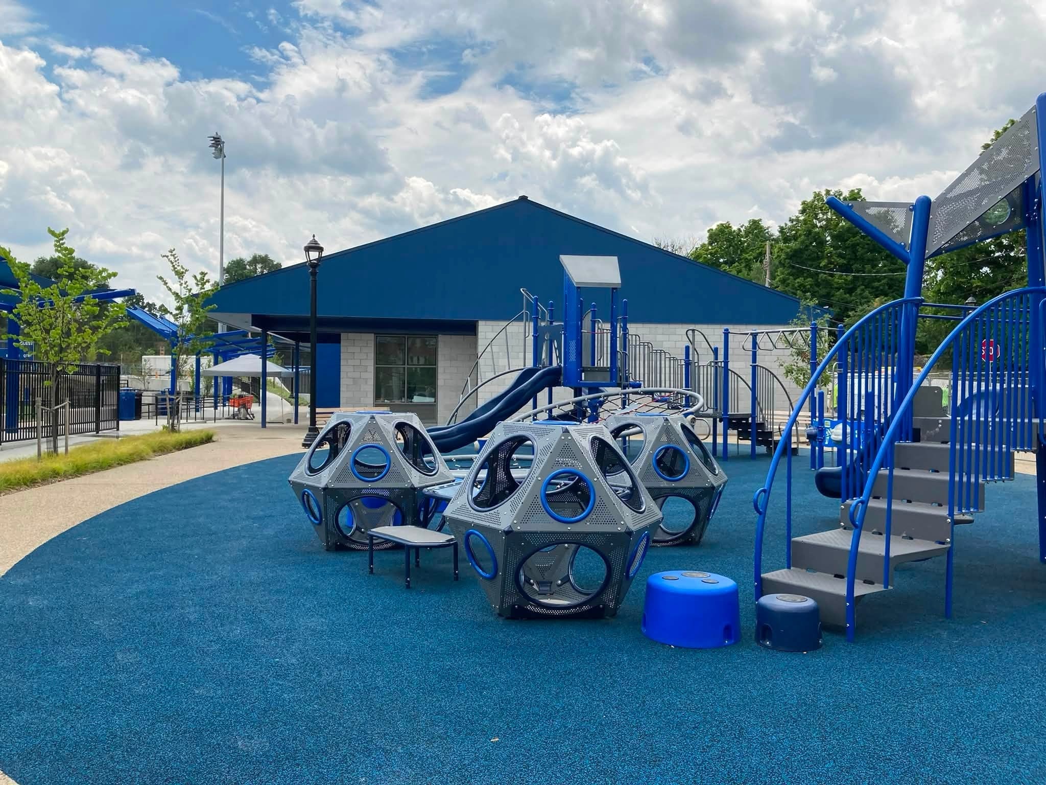 New playground equipment at Homewood Park