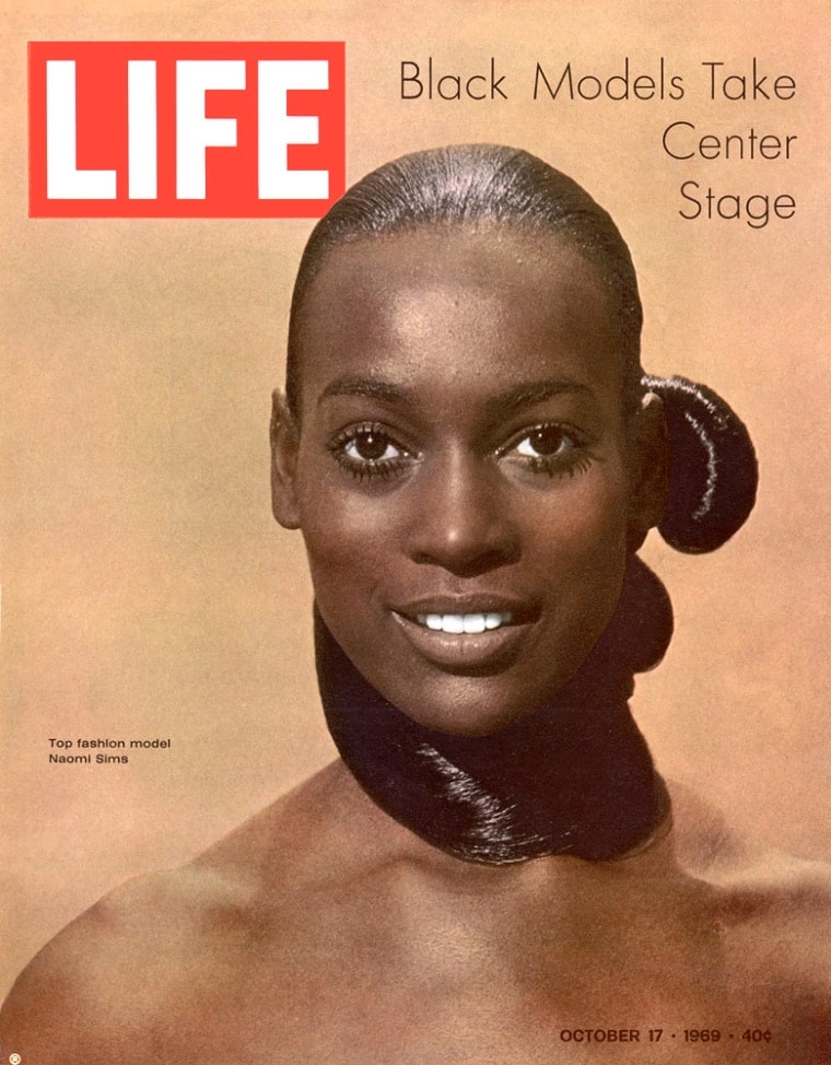 Naomi Sims on the cover of LIFE magazine, October 1969 — Westinghouse alumna and first Black supermodel