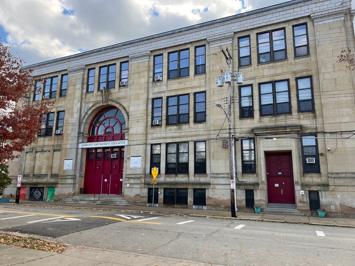 Community Empowerment Association headquarters at 7120 Kelly Street, Pittsburgh