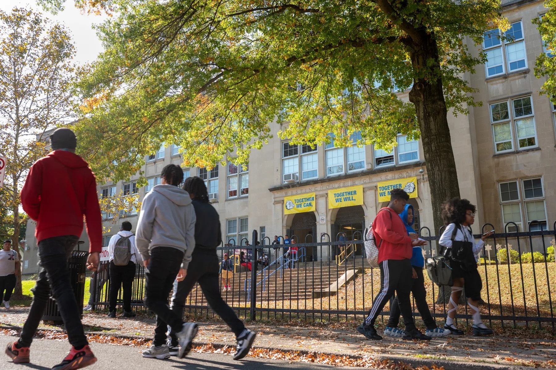 Pittsburgh Westinghouse Academy — exterior view, Homewood neighborhood