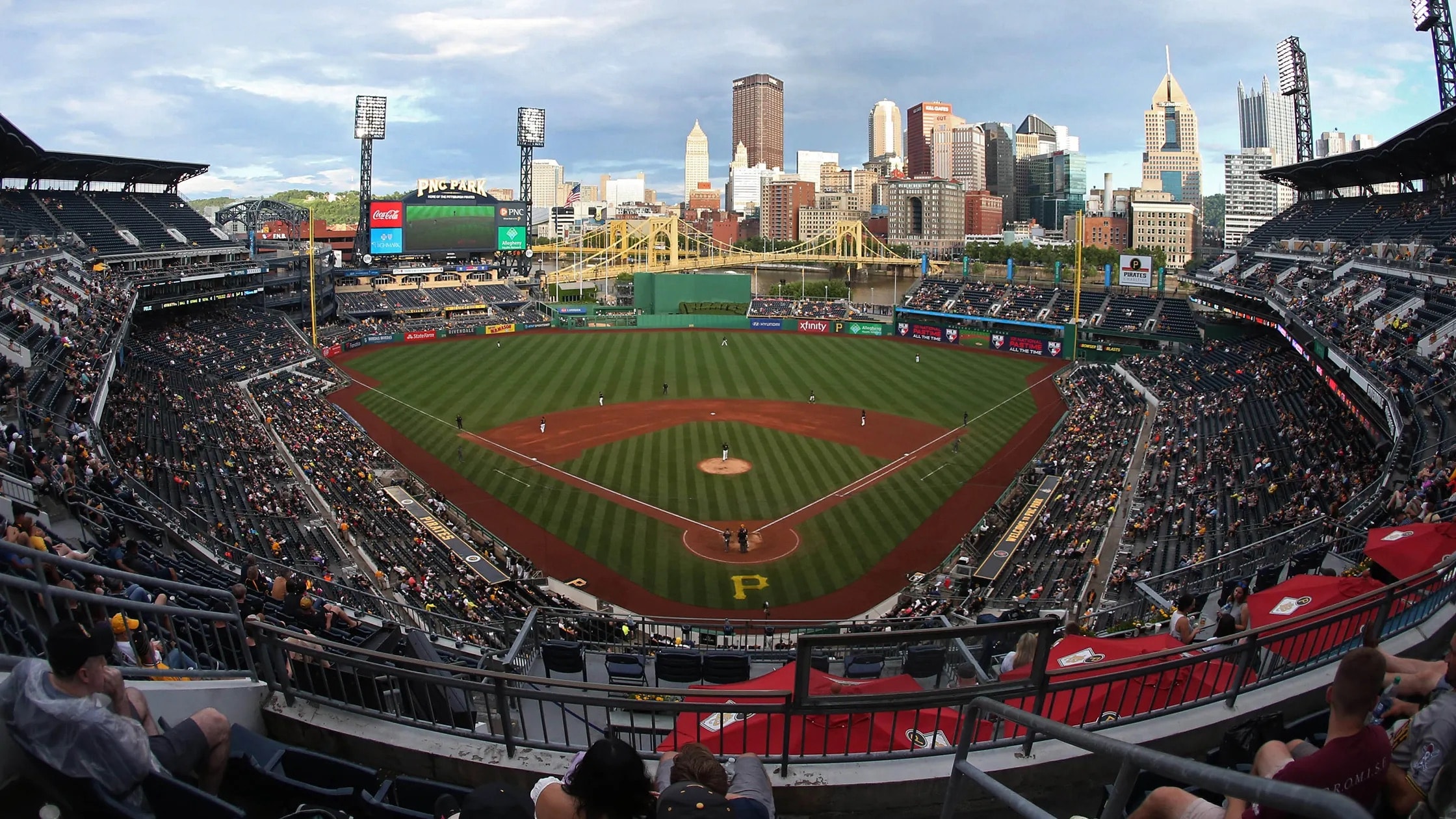 PNC Park with Pittsburgh skyline